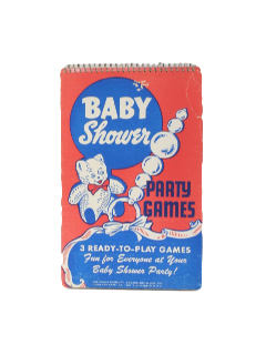 1940's Baby Shower Game Book