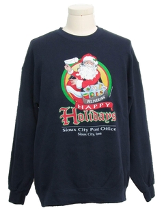 1980's Unisex Post Office Ugly Christmas Sweatshirt