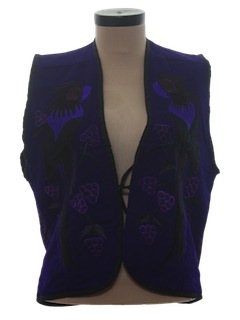 womens vest vests hippie 1980