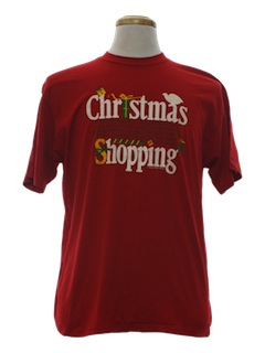 1980's Unisex Ugly Christmas T-Shirt Shirt