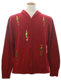 1980's Unisex Hoodie Minimalist Ugly Christmas Sweater