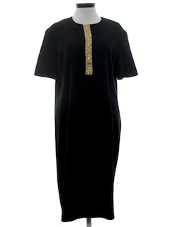 1970's Womens Little Black Dress