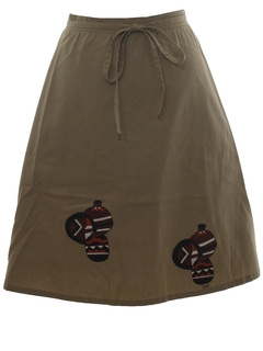 1980's Womens Wrap Skirt