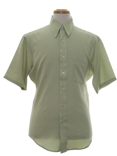 1960's Mens Solid Shirt