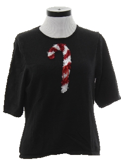 1990's Womens Designer Ugly Christmas Sweater Shirt