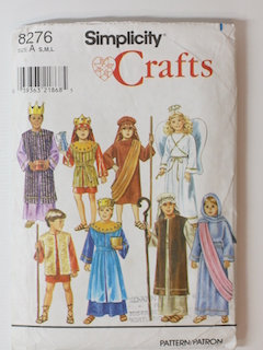 1990's Unisex/Childs Costume Pattern