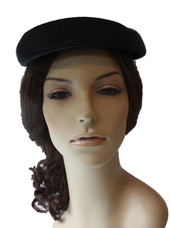 1960's Womens Accessories - Half Hat