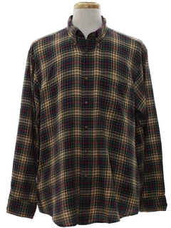 1960's Mens Flannel Shirt