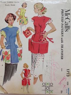 1940's Womens Apron Pattern