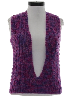 1970's Womens or Girls Hippie Sweater Vest