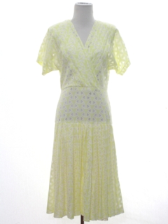 1980's Womens Knit Dress