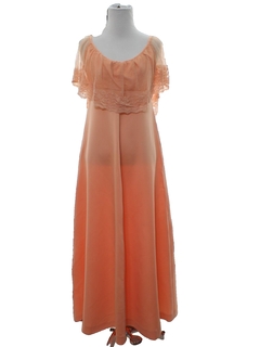 1960's Womens Prom Or Maxi Cocktail Dress