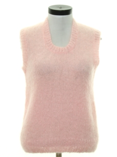 1960's Womens Mod Mohair Blend Sweater Vest