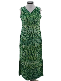 1960's Womens Maxi Hippie Dress