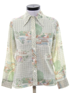 womens disco 70s shirt rustyzipper