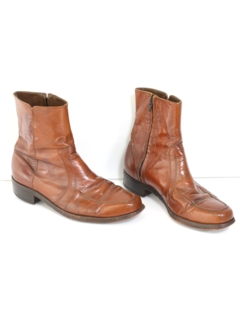 mens shoes boots ankle mod rustyzipper 70s