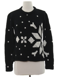 1990's Womens Snowflake Sweater