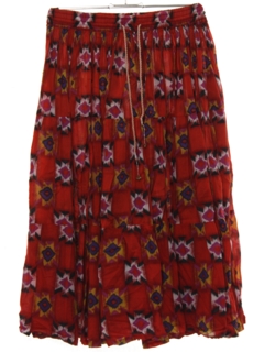 1990's Womens Broomstick Skirt