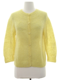 1960's Womens Mod Mohair Blend Sweater