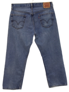 1990's Mens Grunge Levis 505s Straight Leg Denim Jeans Pants