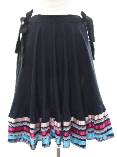 1980's Womens Square Dance Skirt