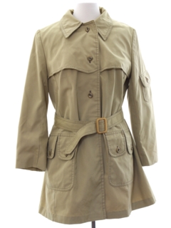 1970's Womens Mod Overcoat Jacket