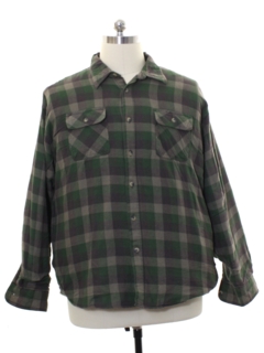 1990's Mens Lined Flannel Shirt