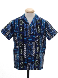 1960's Unisex Mod Hawaiian Shirt