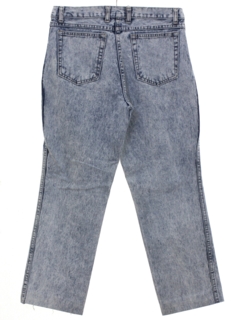 1980's Womens Acid Washed Denim Jeans Pants