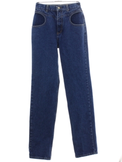 1980's Womens Lawman Highwaisted Western Denim Jeans Pants