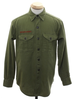 1960's Mens or Boys Scouting Shirt