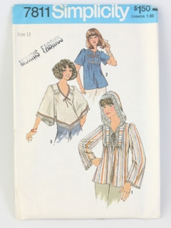 1970's Womens Sewing Pattern