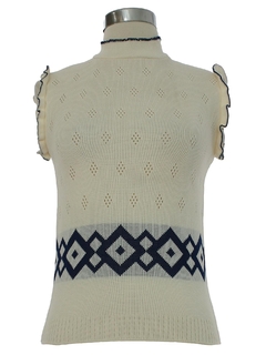 1970's Womens Mod Knit Shirt