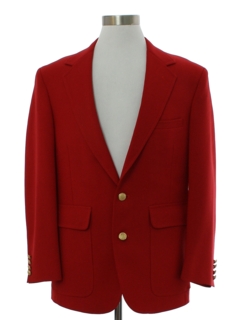 1970's Mens Mod Visa Corporate Blazer Style Sport Coat Jacket
