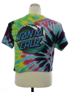 1990's Unisex Santa Cruz Surf Tie Dye T-shirt