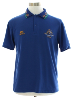 1980's Mens Australia Fustal Sports Polo Shirt