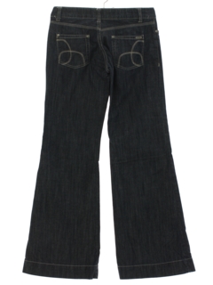 1990's Womens Hurley Flared Lowrise Denim Jeans Pants