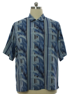 1990's Mens Silk Tommy Bahama Sport Shirt