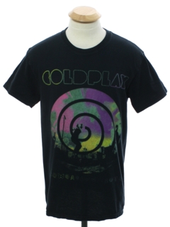 1990's Unisex Coldplay Mylo Xyloto Tour Band T-Shirt