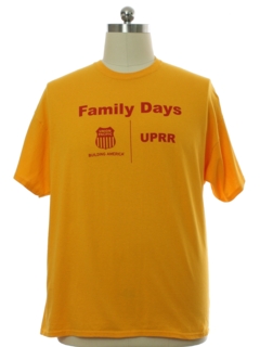 1990's Mens Union Pacific Railroad Family Days T-shirt