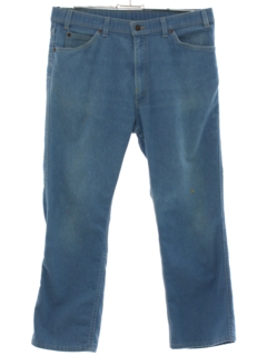1970's Mens Grunge Levis Brushed Cotton Jeans-cut Pants