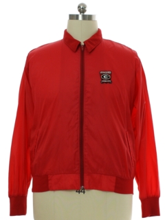 1980's Mens Georgia Bulldogs Windbreaker Track Jacket