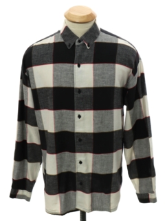 1980's Mens Cotton Flannel Shirt