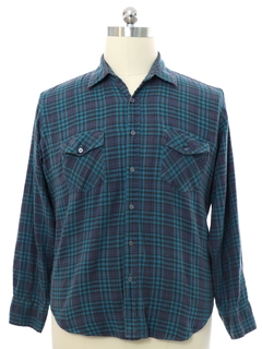 1990's Mens Grunge Cotton Flannel Shirt