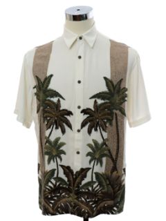 1990's Mens Wicked 90s Rayon Hawaiian Shirt