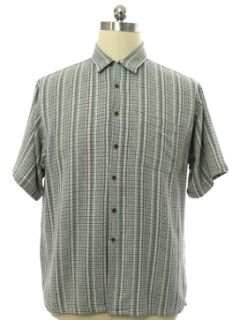 1990's Mens Flannel Sport Shirt