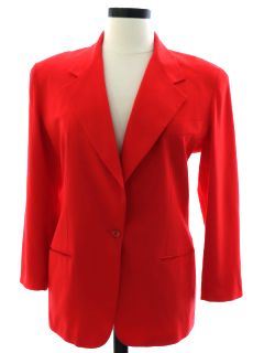 1990's Womens Boyfriend Style Blazer Sport Coat Jacket
