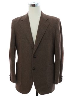 1980's Mens Kenny Rogers Circle-S Wool Western Blazer Sport Coat Jacket