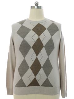 1990's Mens Argyle Sweater