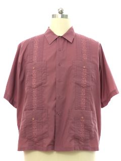 1990's Mens Guayaberra Shirt